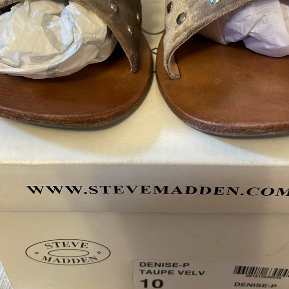 Steve Madden Slip In Shoes, Taupe - Picture 2 of 8
